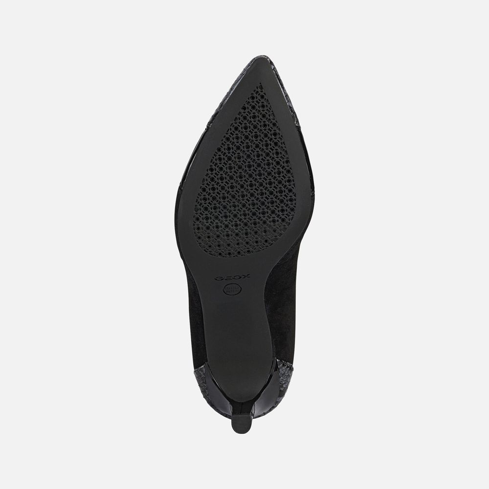 Geox Bayan Stiletto Ayakkabı Siyah - Bibbiana - IRL-175348